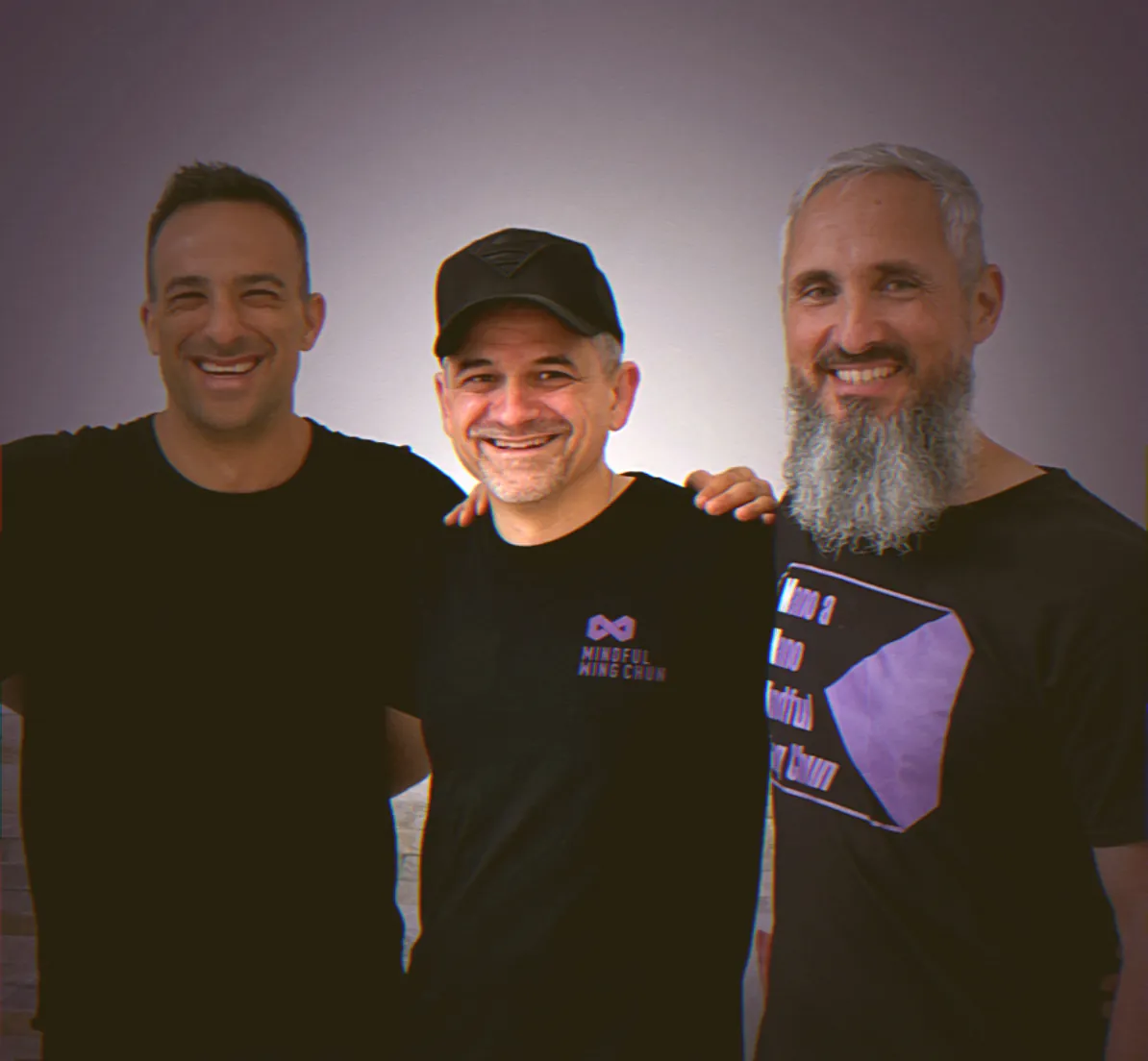 Sifu Nima King, Sihing Marcel Spitau und Sifu Miguel Muñoz Bauer in Erding, 2025